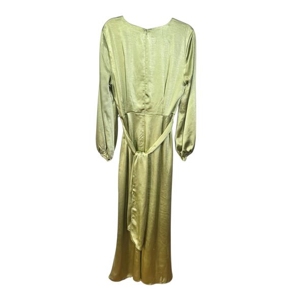 ELLIATT Revolve Kai Maxi Dress Women L Green Formal Wedding Guest Gown Timeless - Picture 2 of 16